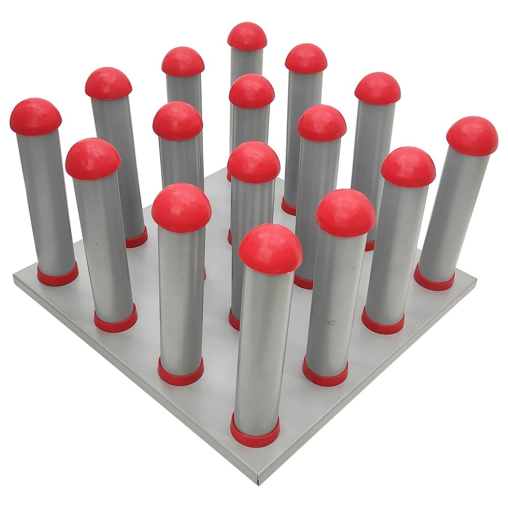 16 Movable Roll Material Storage Frame 4*4 Column Roll Material Storage Cart