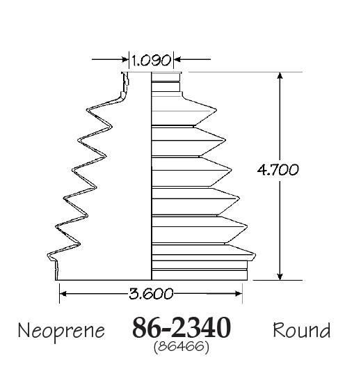 Inner & Outer CV Axle Boot for Mazda CX-9 Front 2007-2015