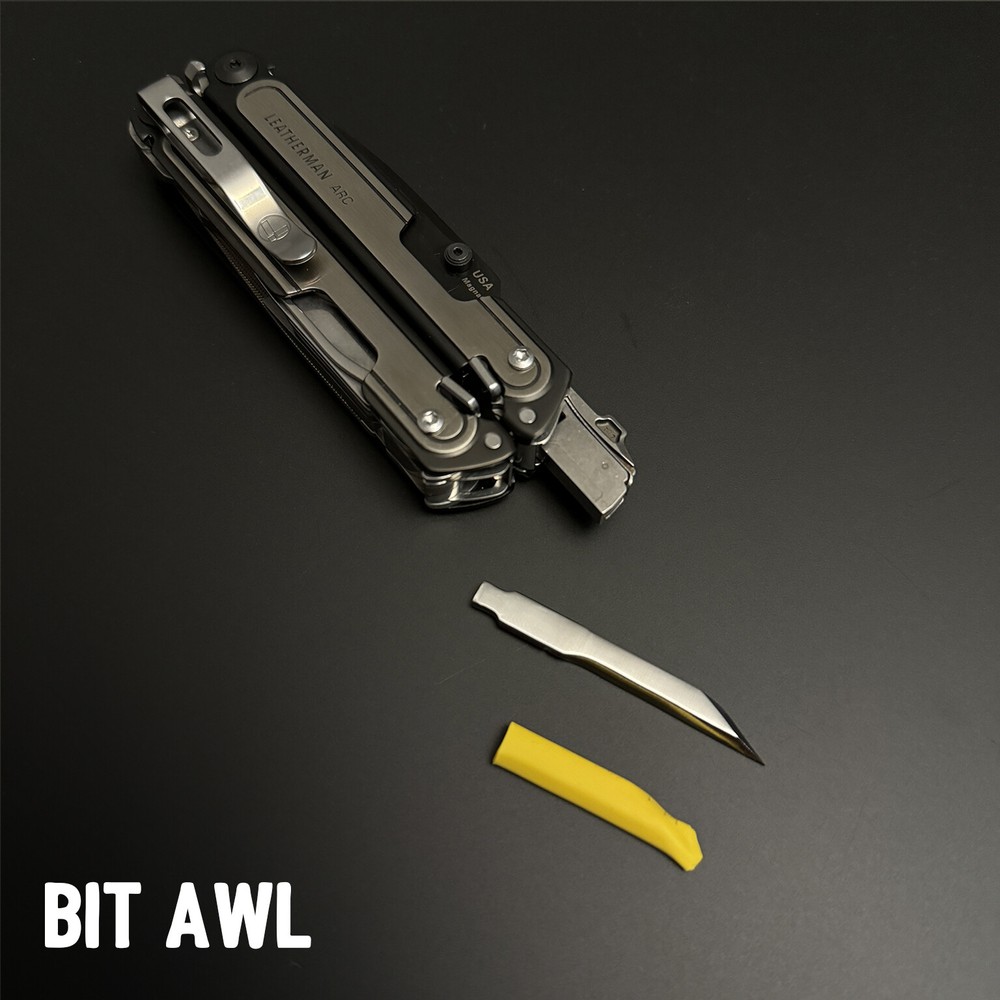Leatherman Pictured 1/4" socket adapter + BIT DRIVER EXTENDER