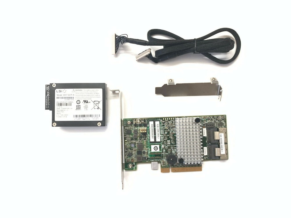 LSI 9267-8I PCI-E 8Port 512MB cache 6Gbps SATA/SAS RAID 0 1 + Battery