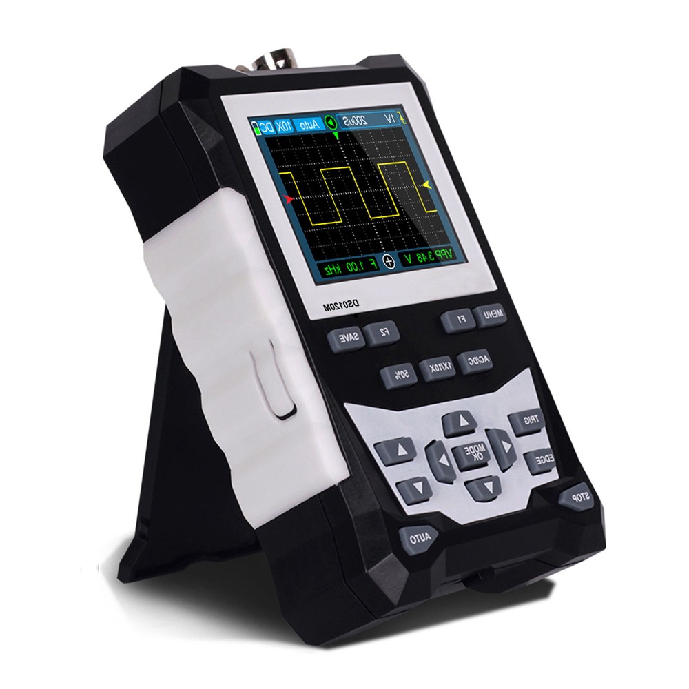 ET120M Digital LCD Handheld Oscilloscope 120MHz Bandwidth 500MSa/s Sampling Rate