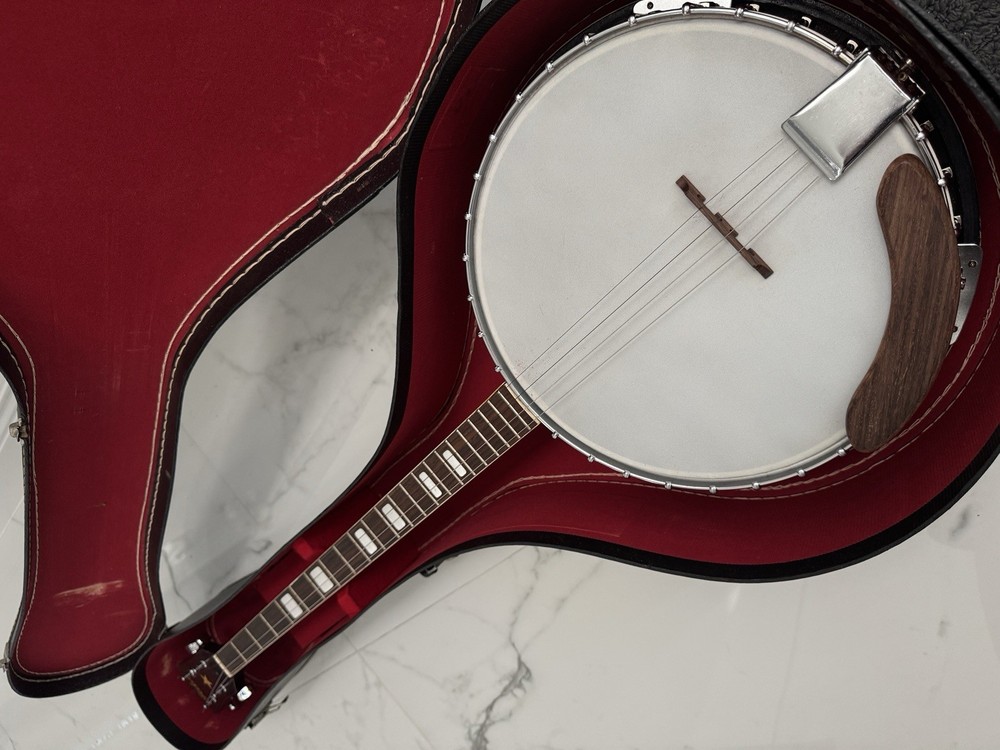 Lida 4 String Banjo with Case - Great Condition