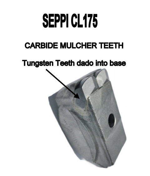SEPPI CL Mini Forest Carbide Teeth (12) pcs
