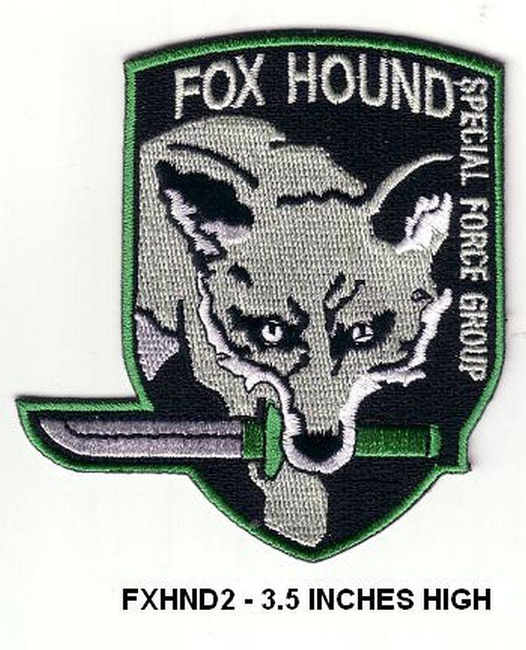 Green Foxhound Patch for Special Ops Uniforms - FXHND2