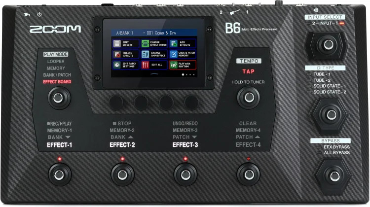 Zoom B6 Bass Multi-effects Processor