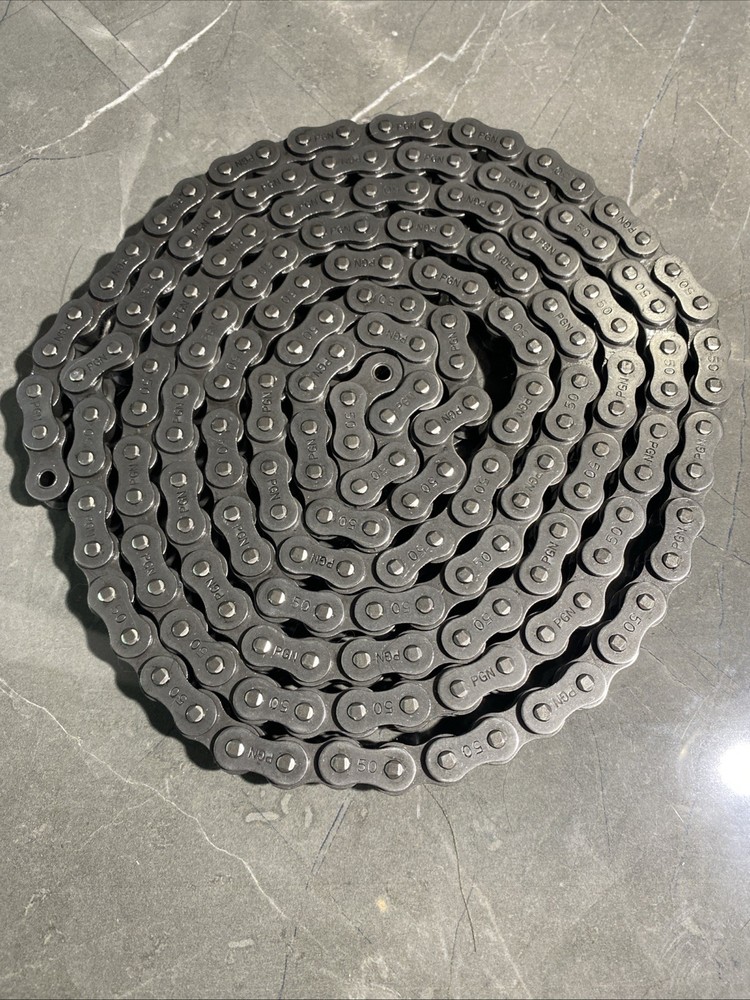 #50 Roller Chain x 10 feet *Missing Connecting Link*