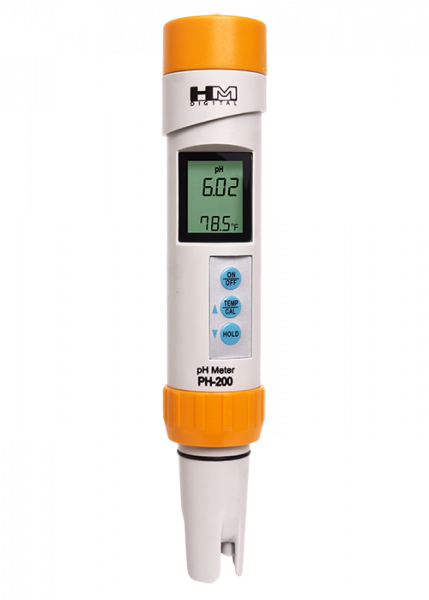 HM Digital Waterproof pH Meter, PH-200
