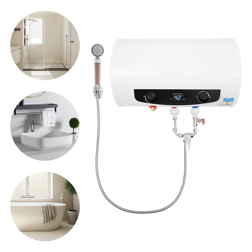 1500W Instant Electric Hot Water Heater Tankless Bathroom Shower Whole House