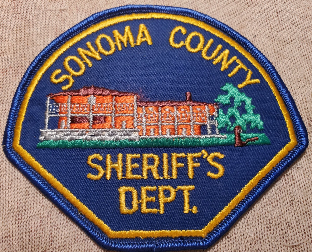 CA Sonoma County California Sheriff Patch