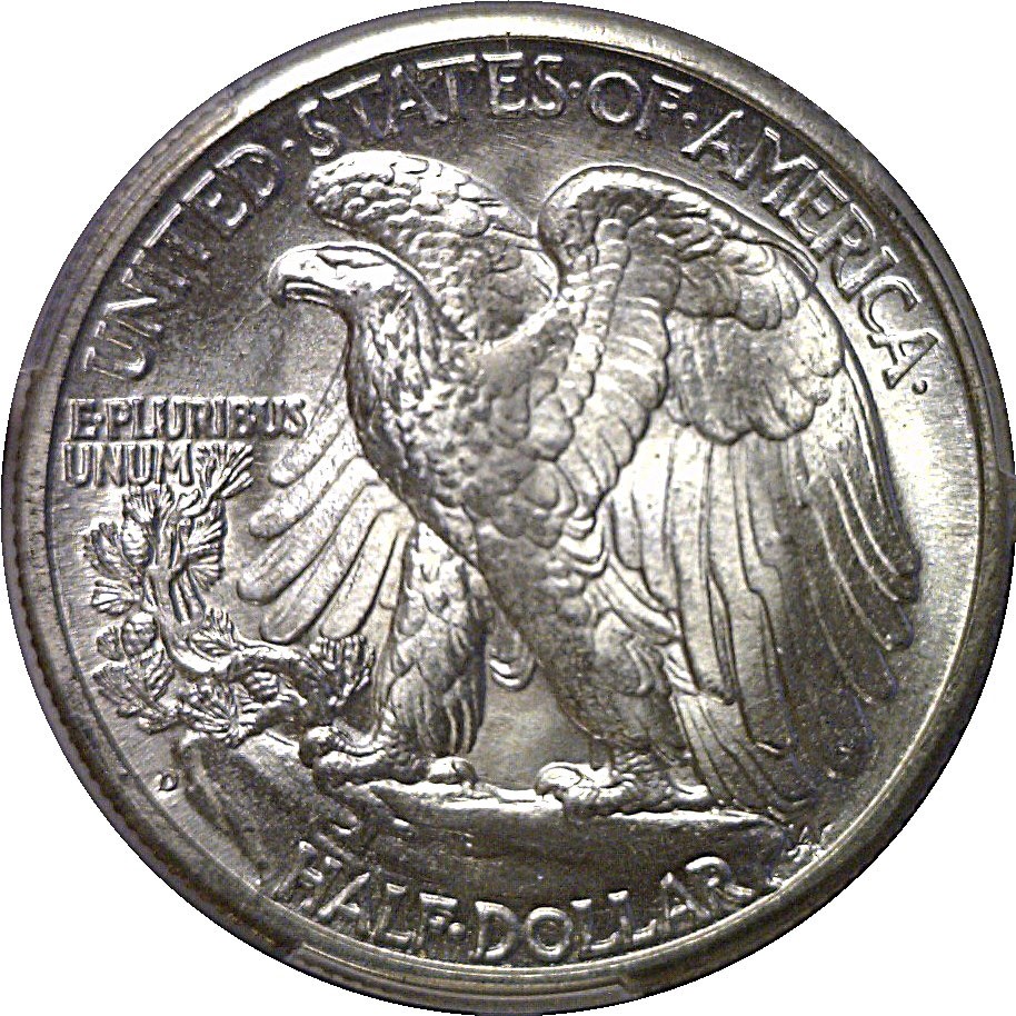1945-D Walking Liberty Half Dollar PCGS MS-66