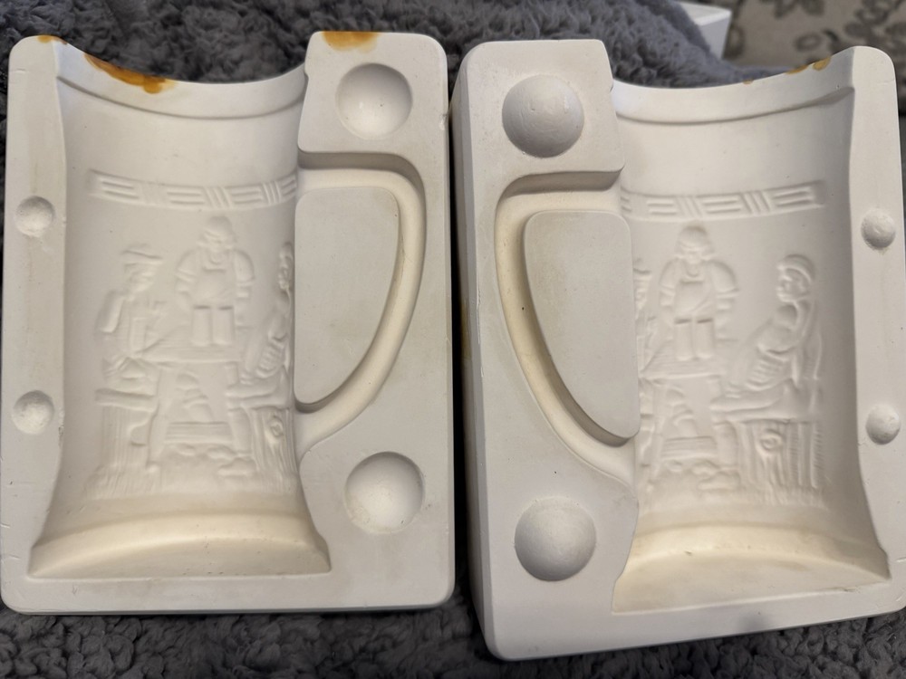 Unbranded Ceramic Casting Mold Beer Mug Stein R552