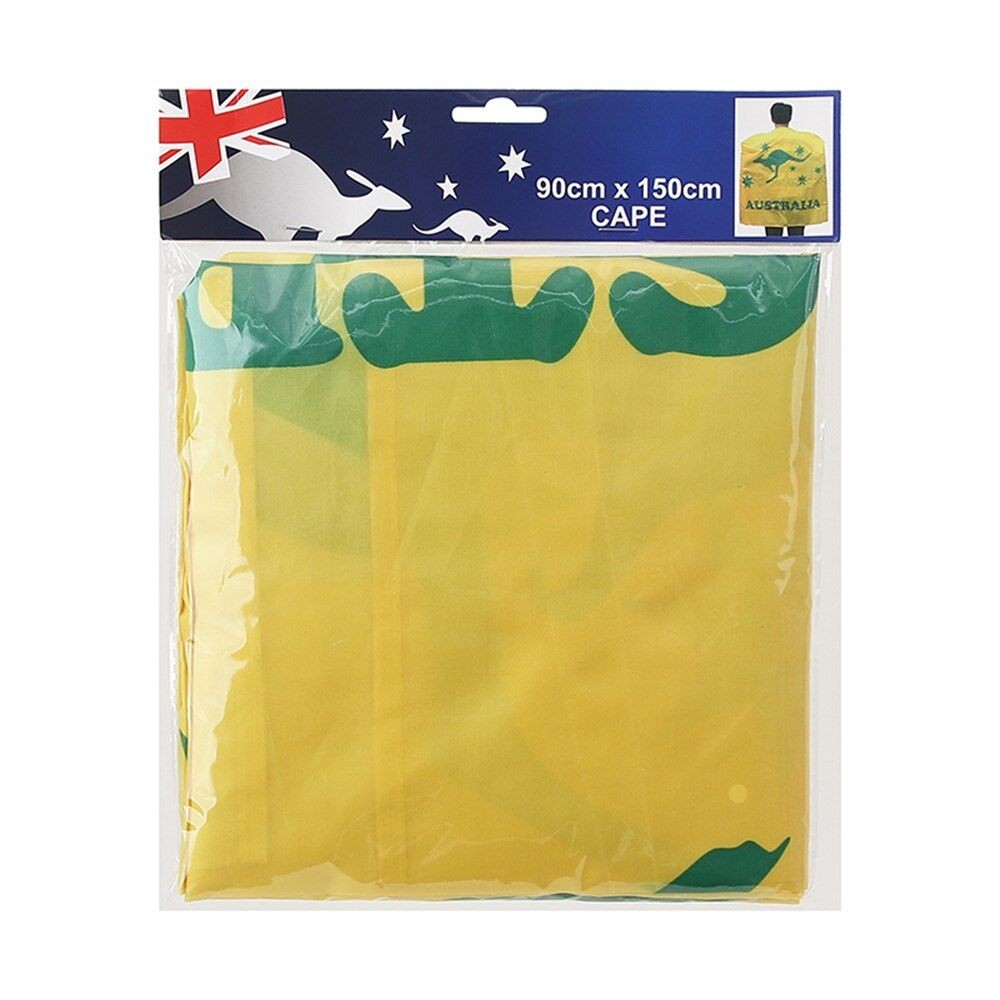 Green & Gold Kangaroo Cape