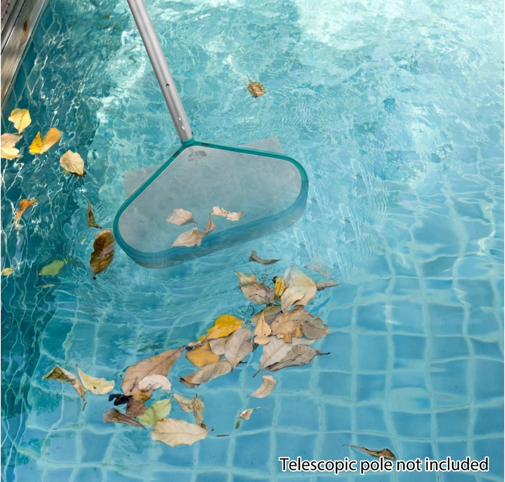 Mainstay 19" Deluxe leaf rake, H.duty, solid aluminium, deepNET, swimming Pool