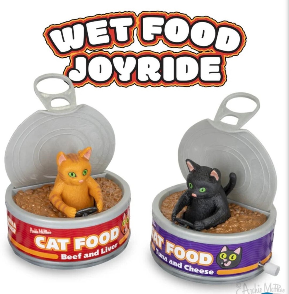 Wet Food Cat Joyride Pull-Back Car (1 Random Style Per Order)