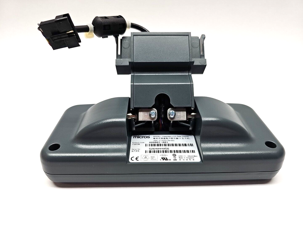 Micros Workstation Integrated LCD Rear Display  400801-001A