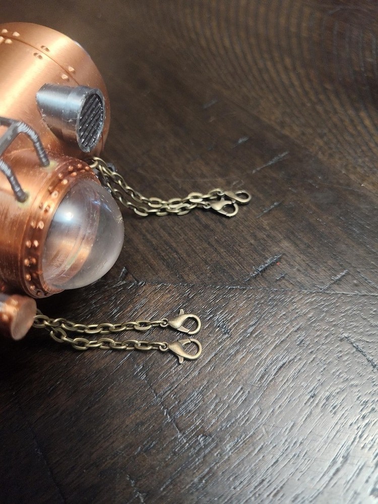 Steampunk Weekender Submarine Airship Lamp