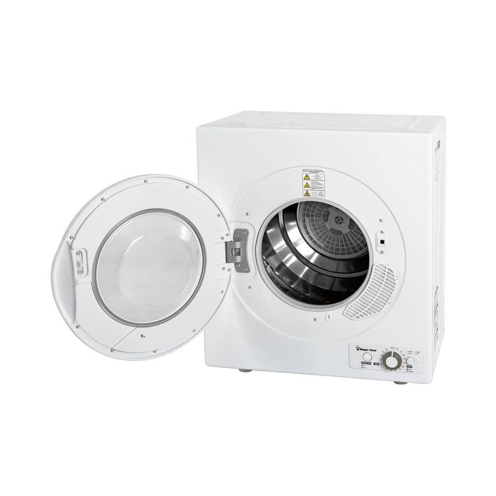 Magic Chef 2.6 cu. ft. White Compact Electric Dryer
