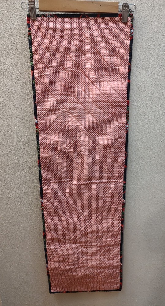 Handmade Patchwork Rectangle Table Topper Runner Christmas Decor Candy cane A6