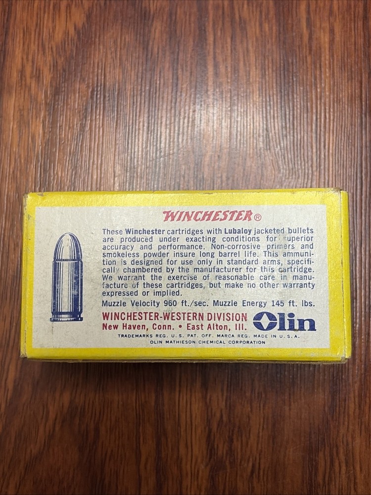 EMPTY Winchester Empty 32 Automatic Ammo box