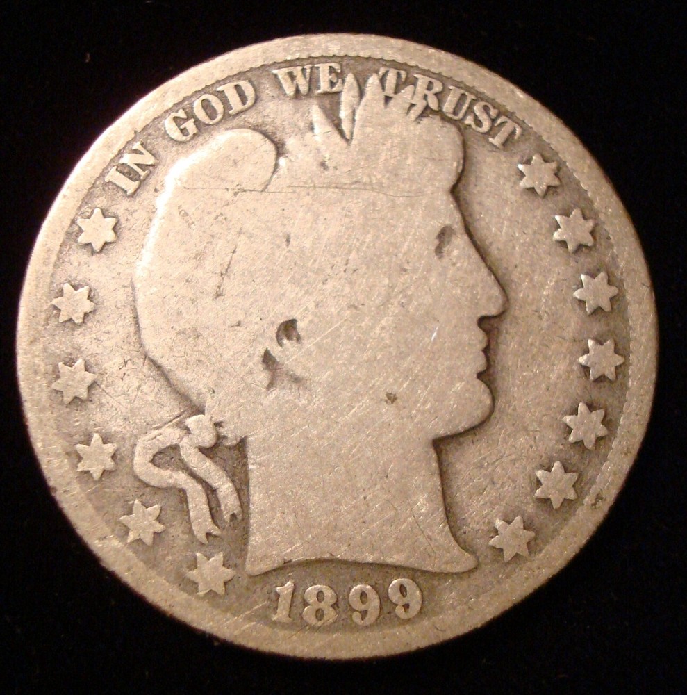 1899-O Barber Half dollar