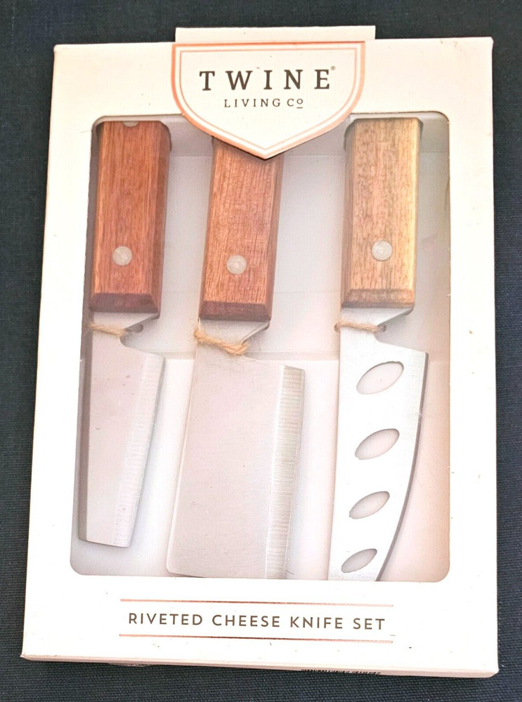 Twine Home 3 Piece Rustic Cheese Knife Server Set