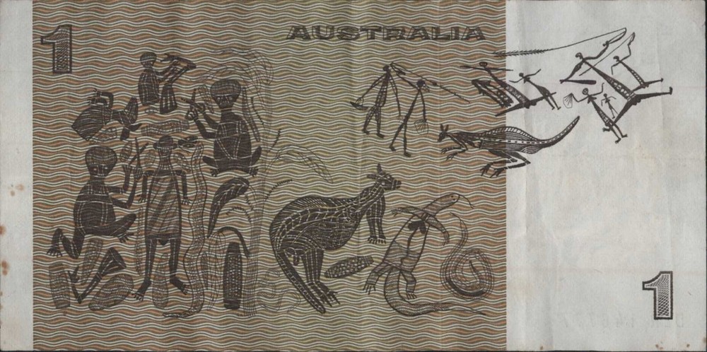 (N84-3) 1978 Australia $1 bank note (C)