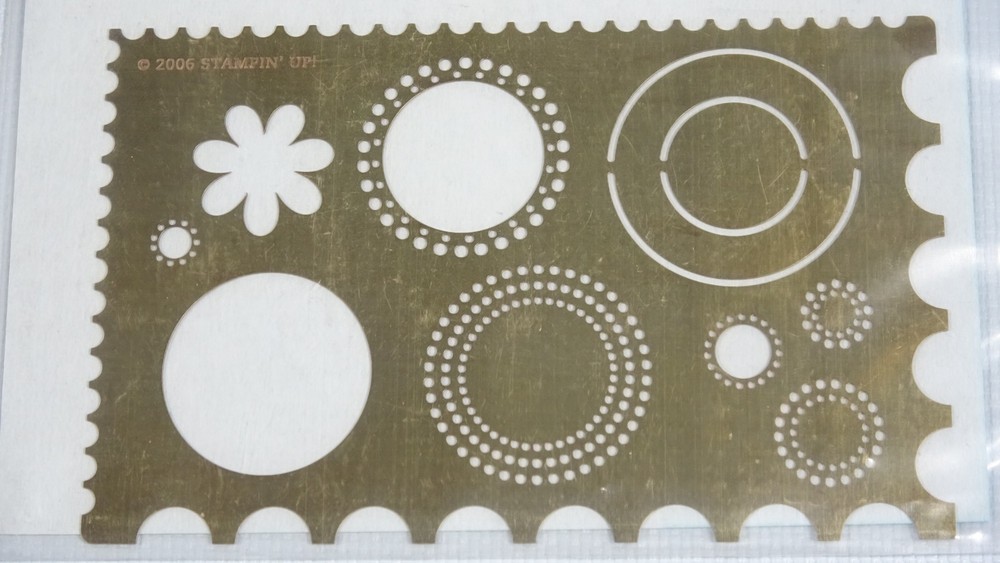 Classy Brass Stampin' Up! Embossing - Stenciling 2006