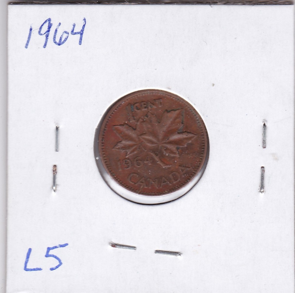 1964 Canada Cent L5
