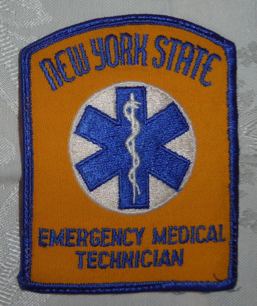 New York State Emergency Medical Technician Patch