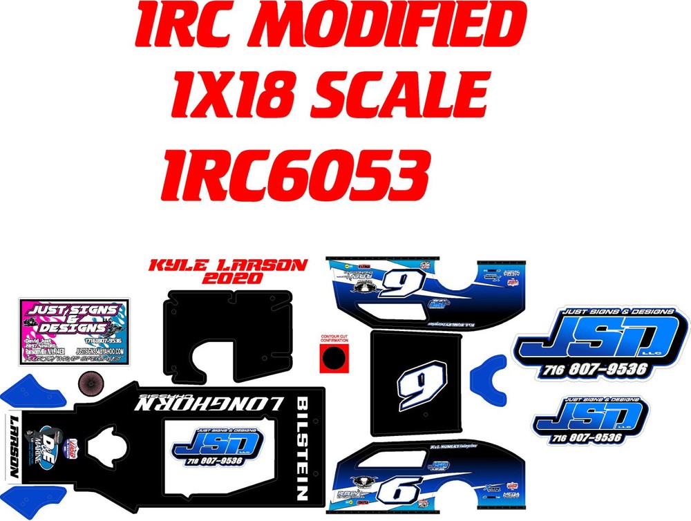 1RC MODIFIED 1RC605  WRAP THEME KYLE LARSON 2020