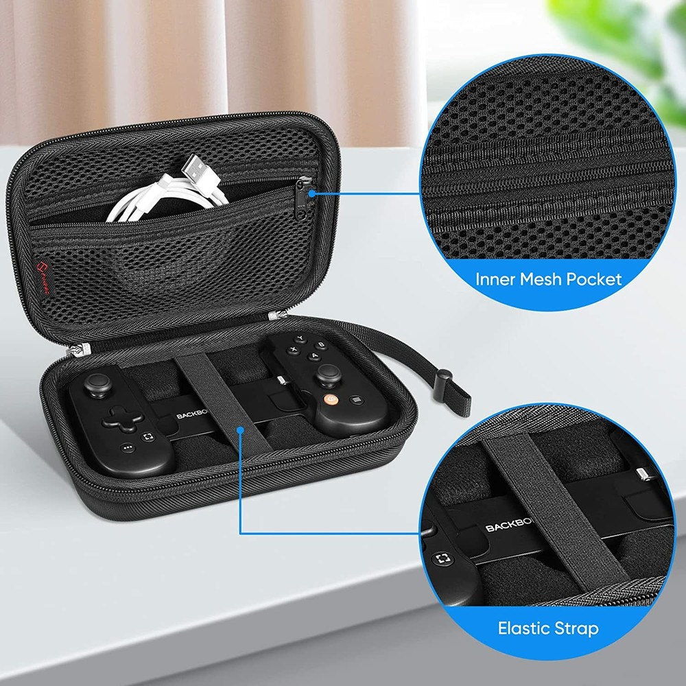 Carrying Case for Backbone One Mobile Gaming Controller Shockproof Hard Cover