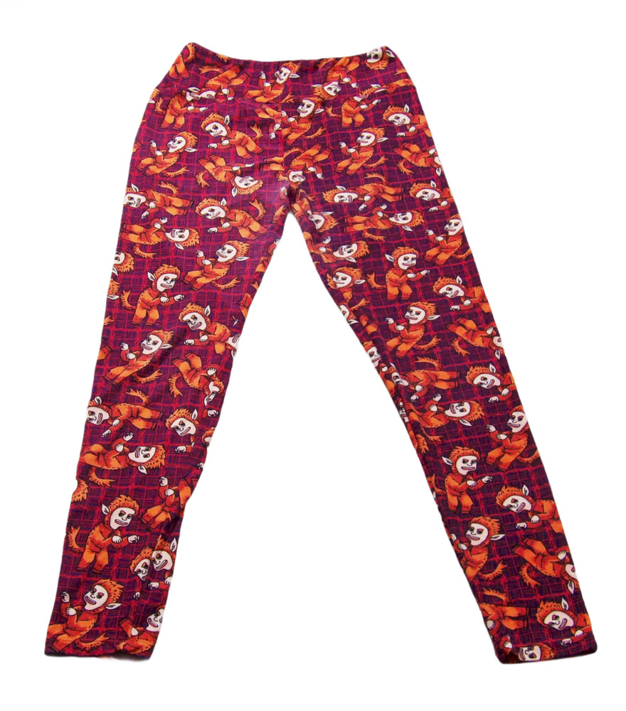 LuLaRoe Leggings Wild Things Wolf Boy Size One Size.