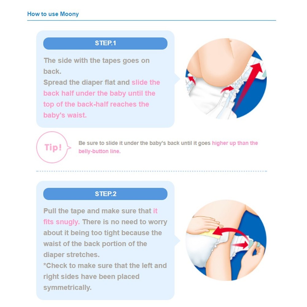 Moony Pull-Ups, Pants Type, Ultra-Soft, Super Absorbent, Various Sizes