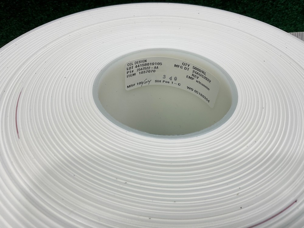 CCL Design 2542522-AA Item 1037070 5000 Roll Label for Thermal Transfer Printer
