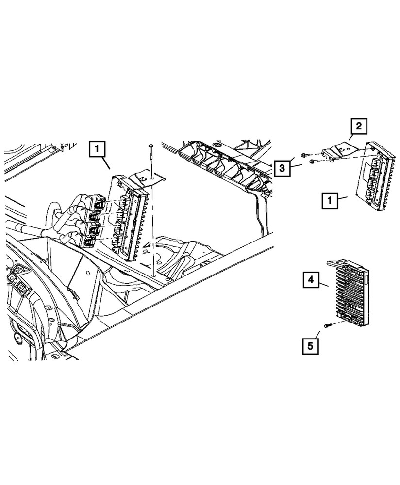 Genuine Mopar Transmission Control Module 5150240AB