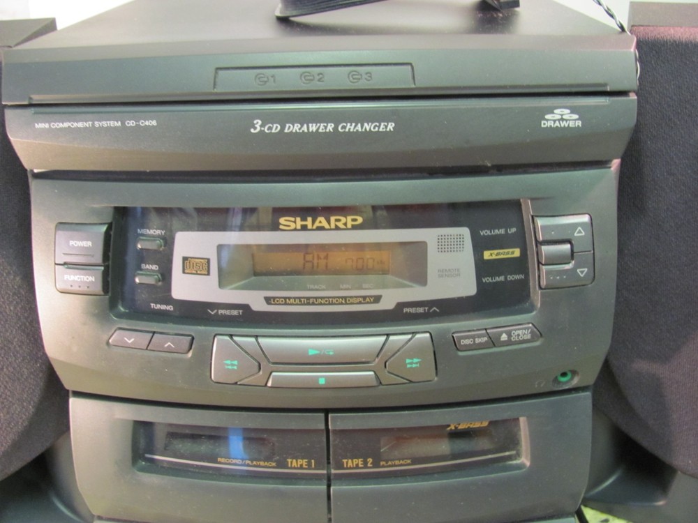 Sharp CD-C406 Mini Component System Stereo System