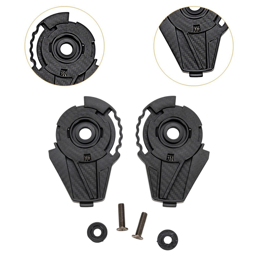 Sturdy Helmet Visors Base Pair Direct Replacement ABS Plastic Mount for 908