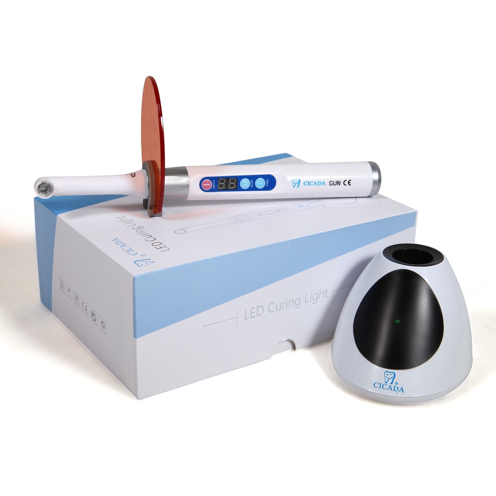 Dental iLED light curing lamp 1 second cure light cordless wireless 2300 mW/c㎡