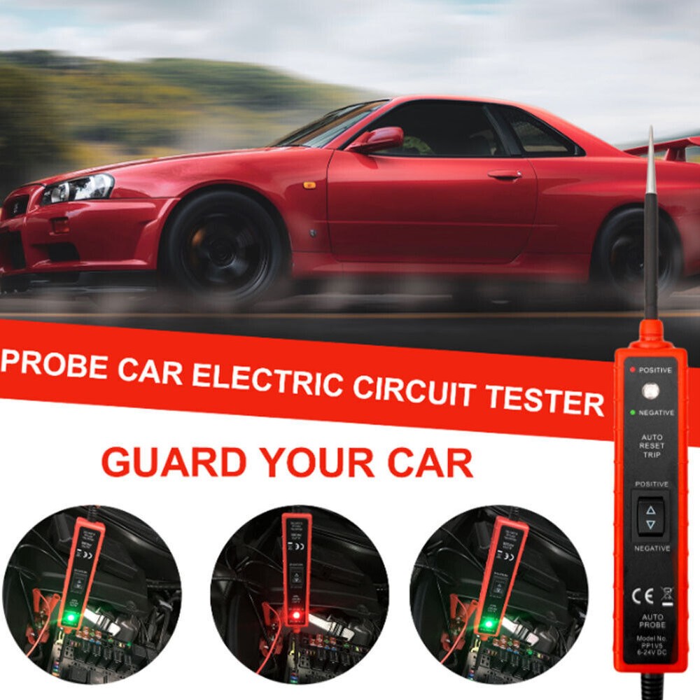 Car Auto 6-24V Power Circuit Digital Electrical Tester Probe Test Device System