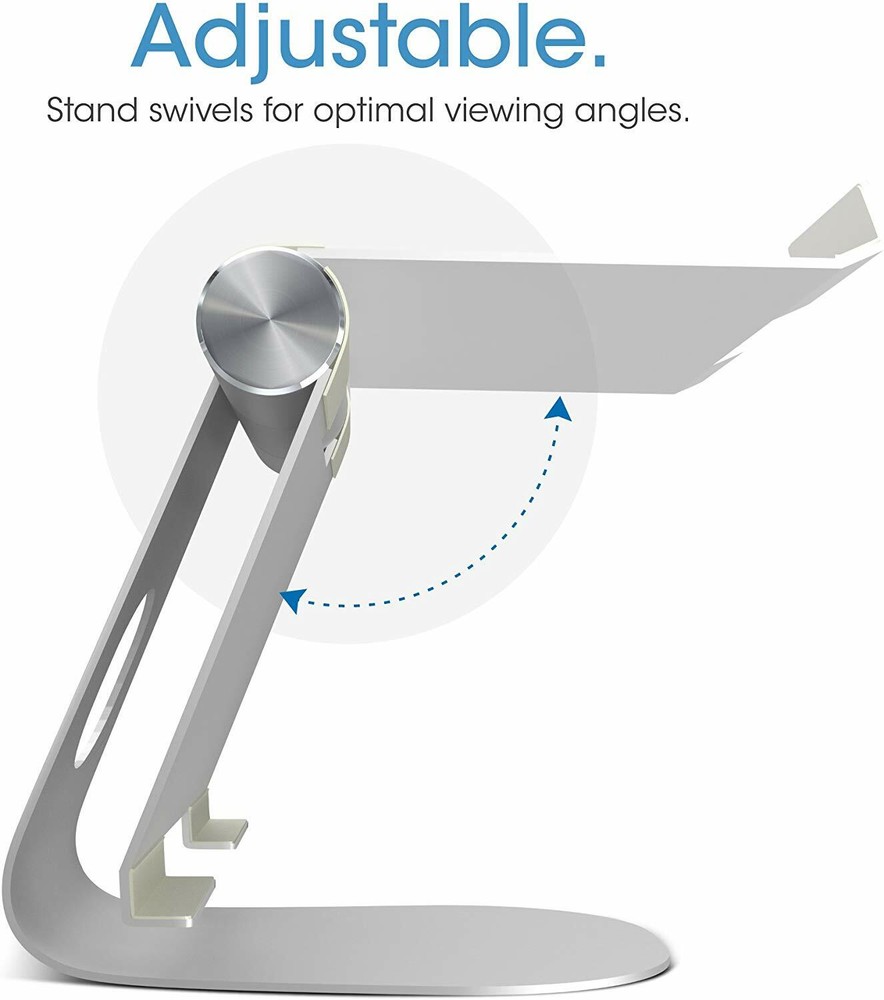 TechMatte Aluminum Adjustable Stand for Nintendo Switch - Silver