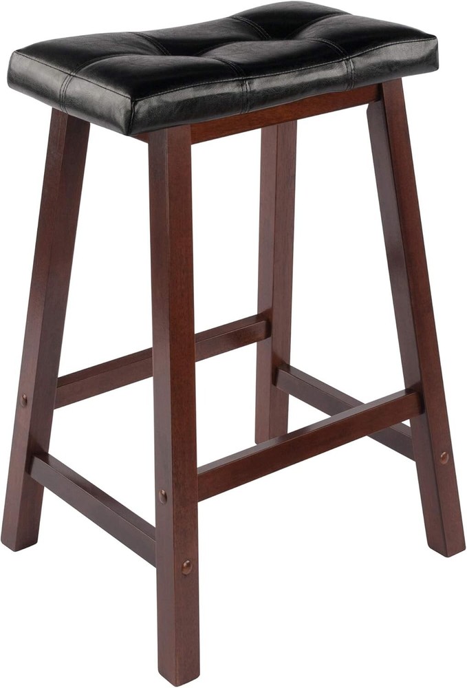 NEW Mona Stool, 24", Antique Walnut