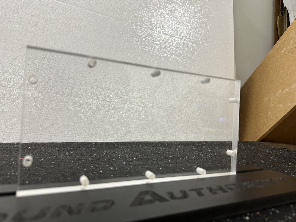 Blank: 10” X 5” Plexiglass Viewing Window (3/4") For Sub Box