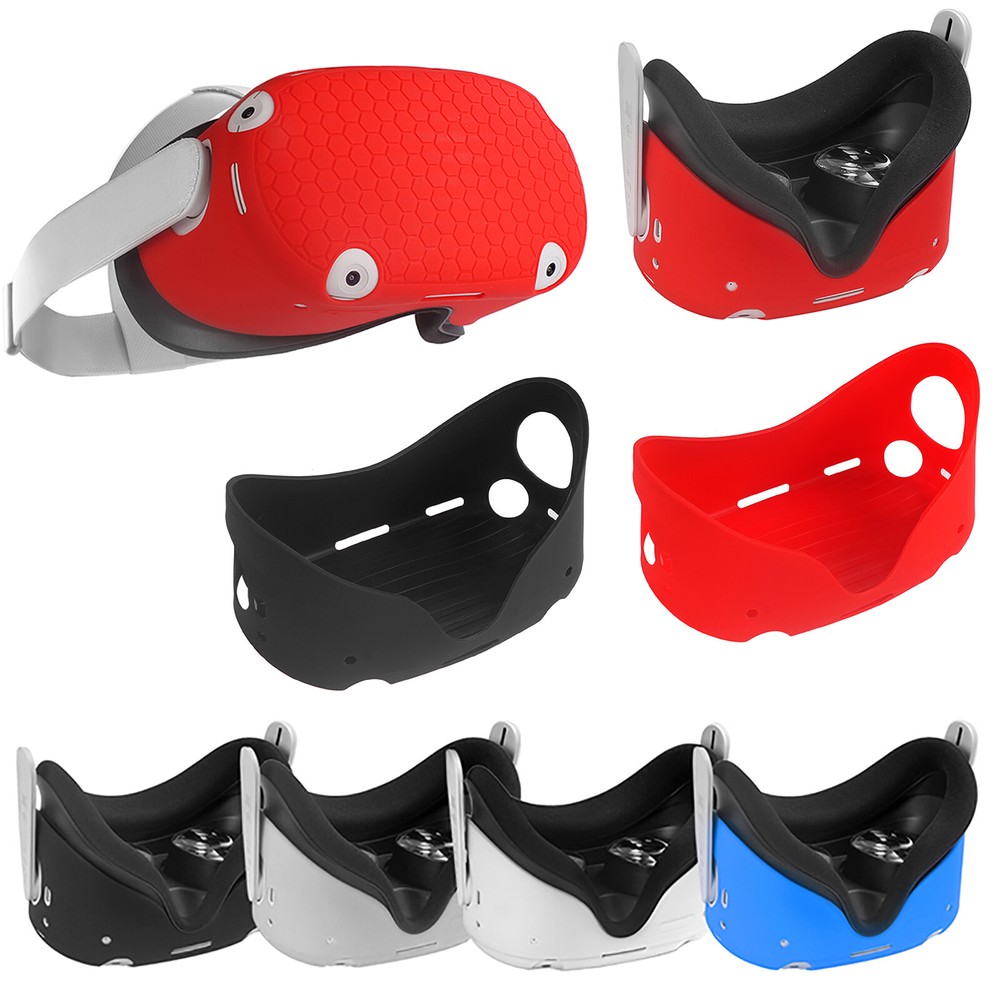 For   Quest 2 VR Glasses Silicone Sleeve Protective Case Body Cover Shell