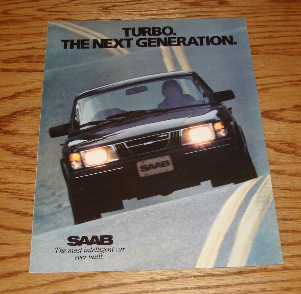 Original 1982 Saab Turbo Sales Brochure 82