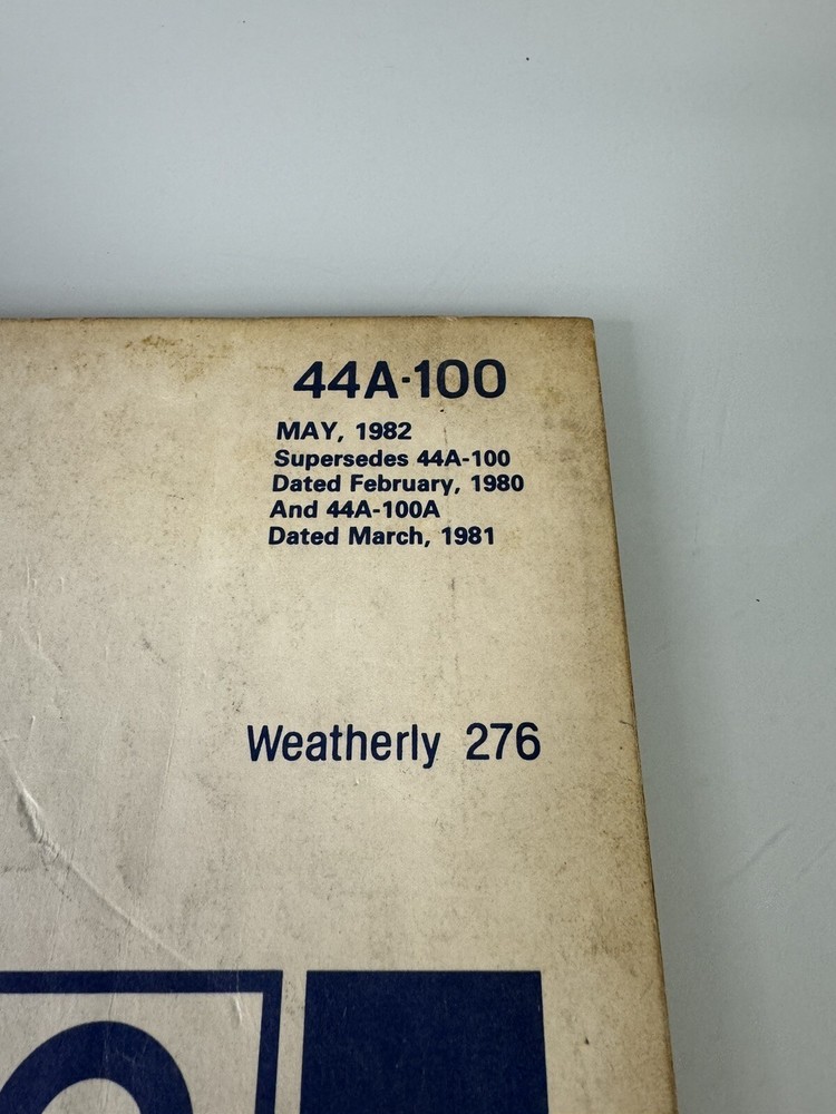 Ac Delco 44A-100 Cable & Casing Catalog Manual Dated May, 1982