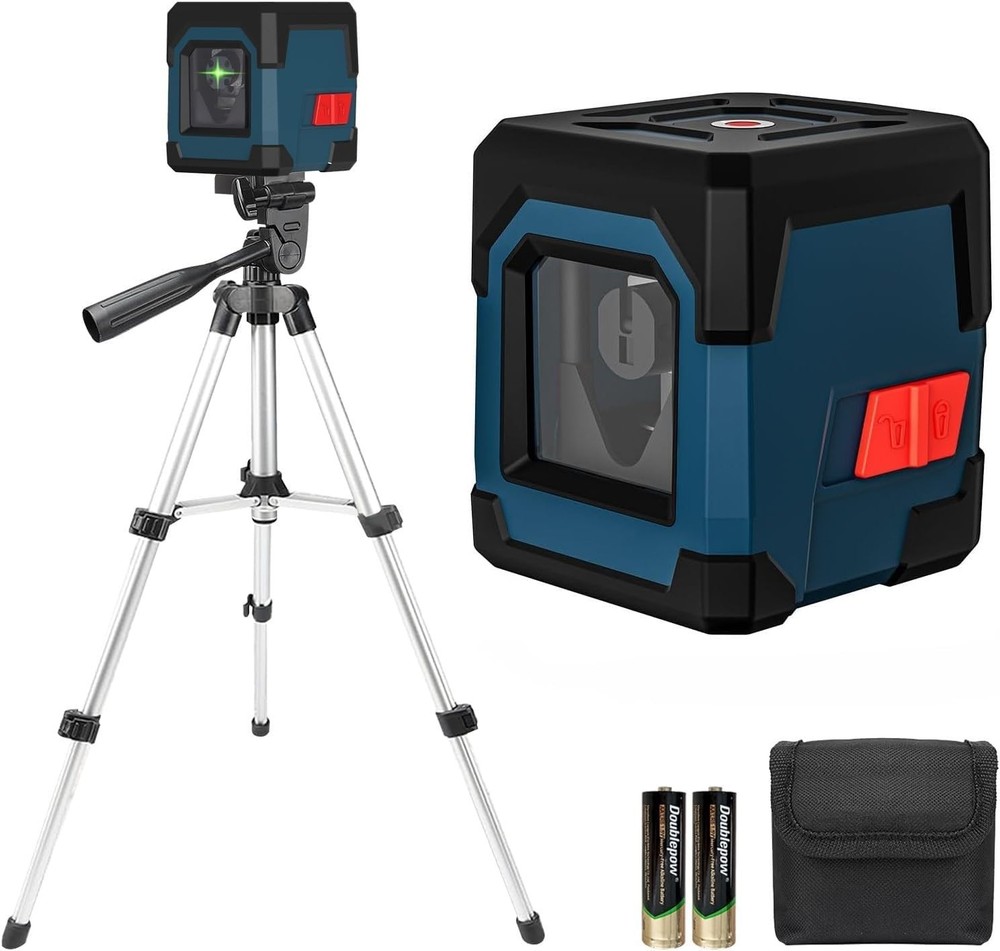 100ft Self-Balancing Laser Level with 360° Rotation - Precision Tool for Pros