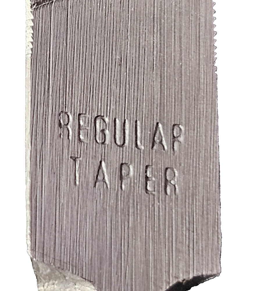 13875MN Nicholson Single Cut 8" Taper File Regular Triangular