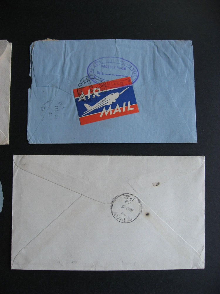 Canada WWII 7 military covers all addressed to Canada