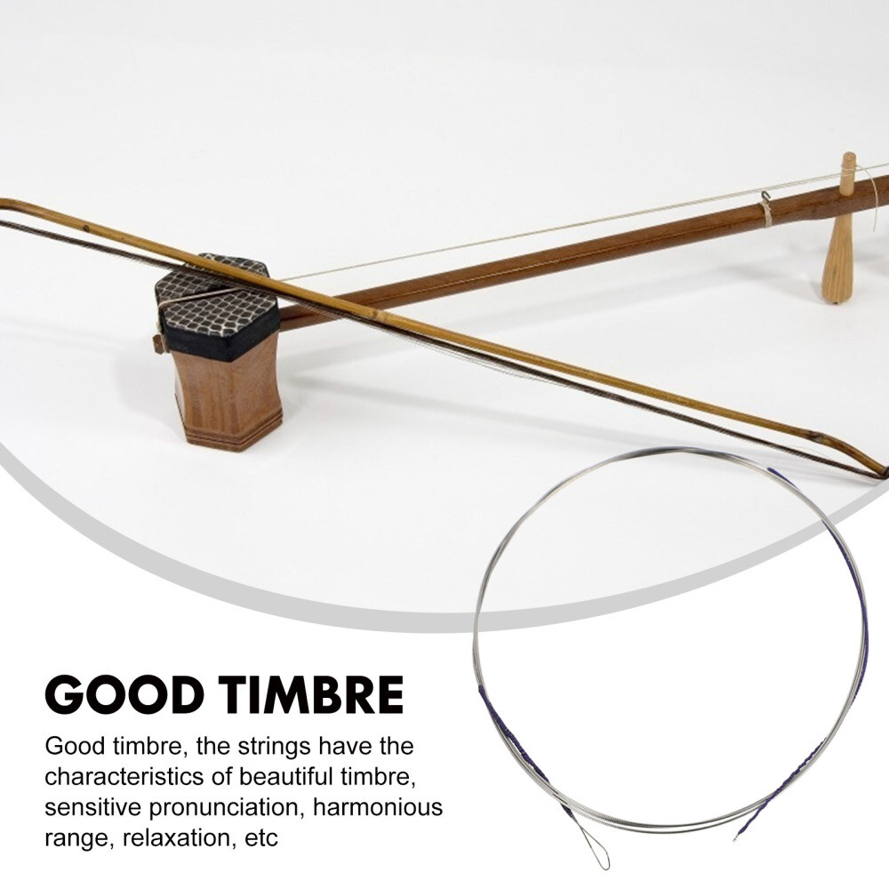 4PCS Erhu Strings Music Wire Sturdy Strings Erhu Strings (Assorted Color) New