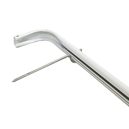 pcs Single Curtain Rod Support,Simple Curtain Rod Bracket Without Screws,2 4